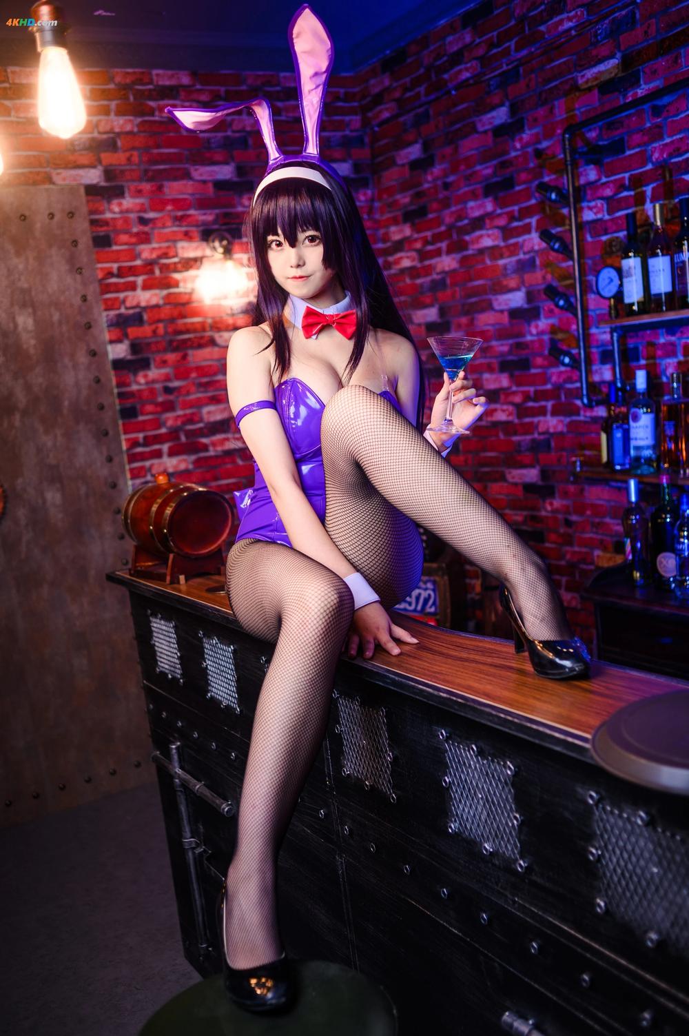 《Mizhimaoqiu 蜜汁猫裘 – Utaha Kasumigaoka Bunny Suit[210MB-25photos]》图集预览