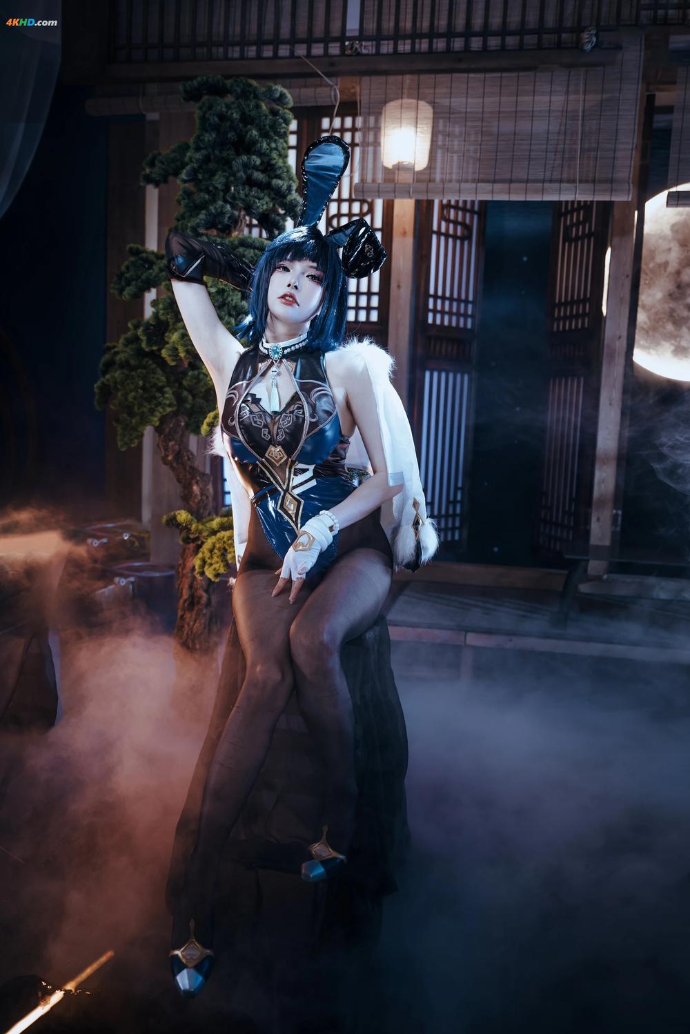 《秋和柯基(夏小秋秋秋) – 夜兰 兔女郎[39MB-92photos]》图集预览