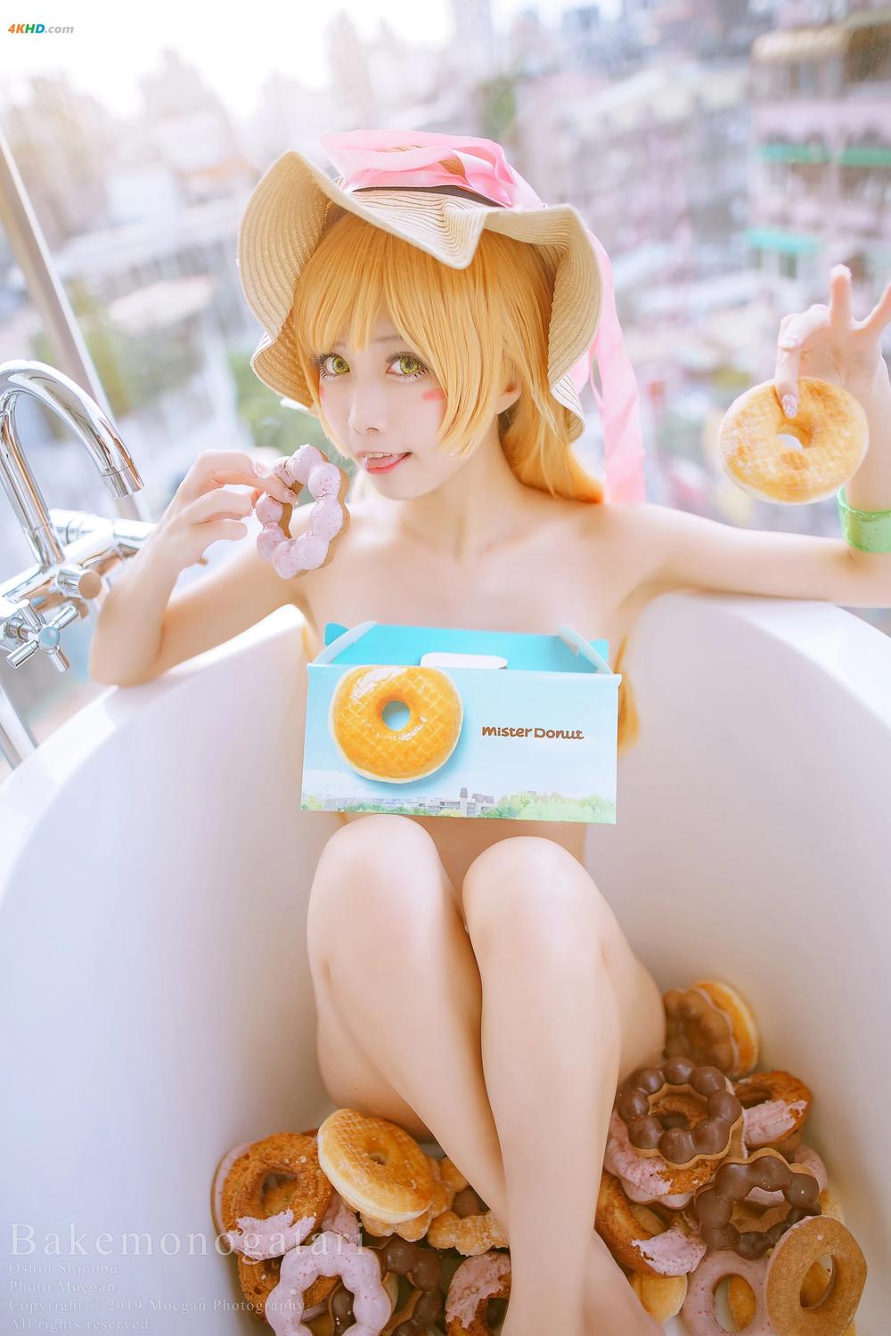《沖田凜花Rinka – 忍野忍ドーナツのお風呂 ver[44MB-10photos]》图集预览