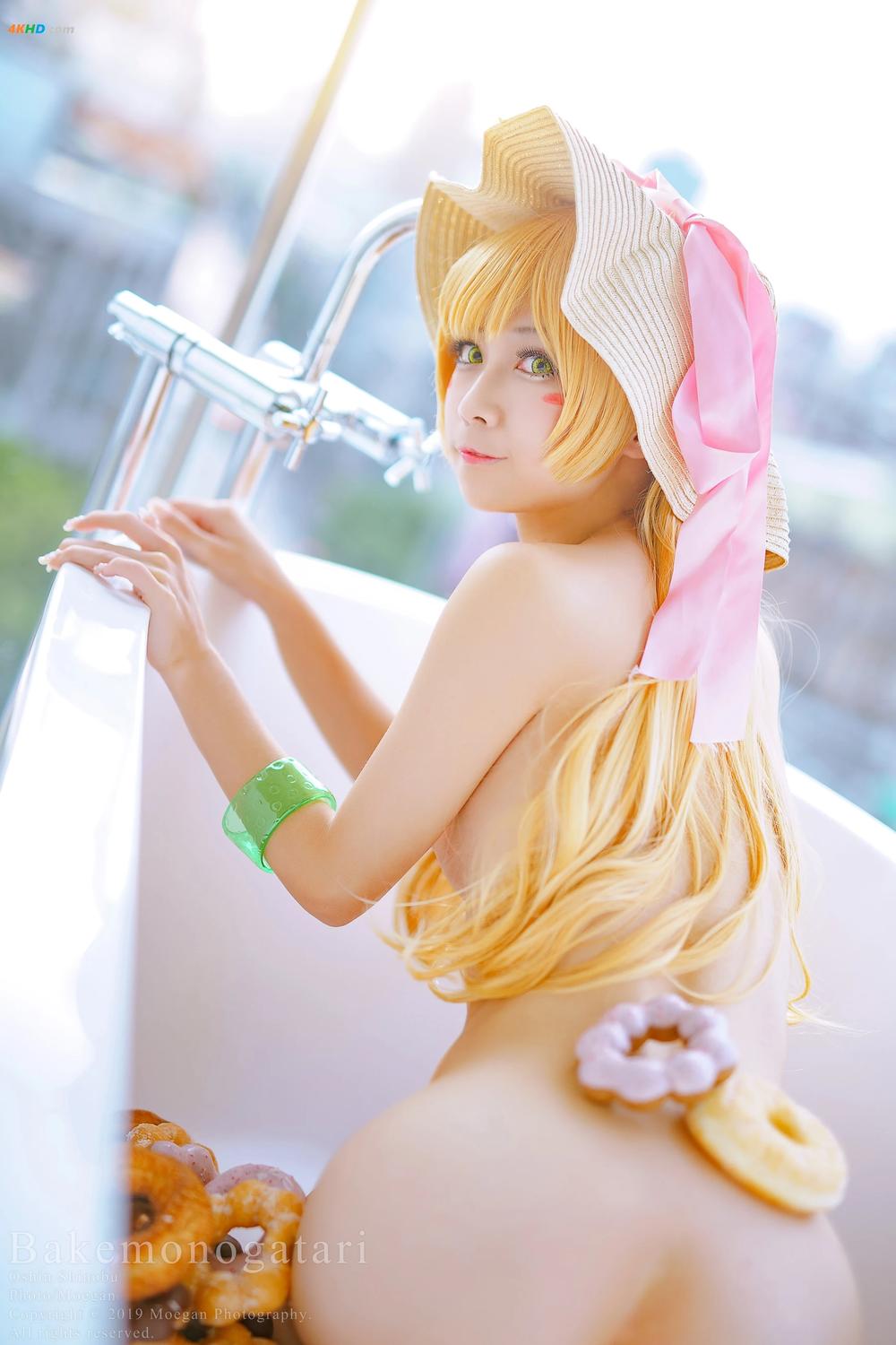 《沖田凜花Rinka – 忍野忍ドーナツのお風呂 ver[44MB-10photos]》图集预览