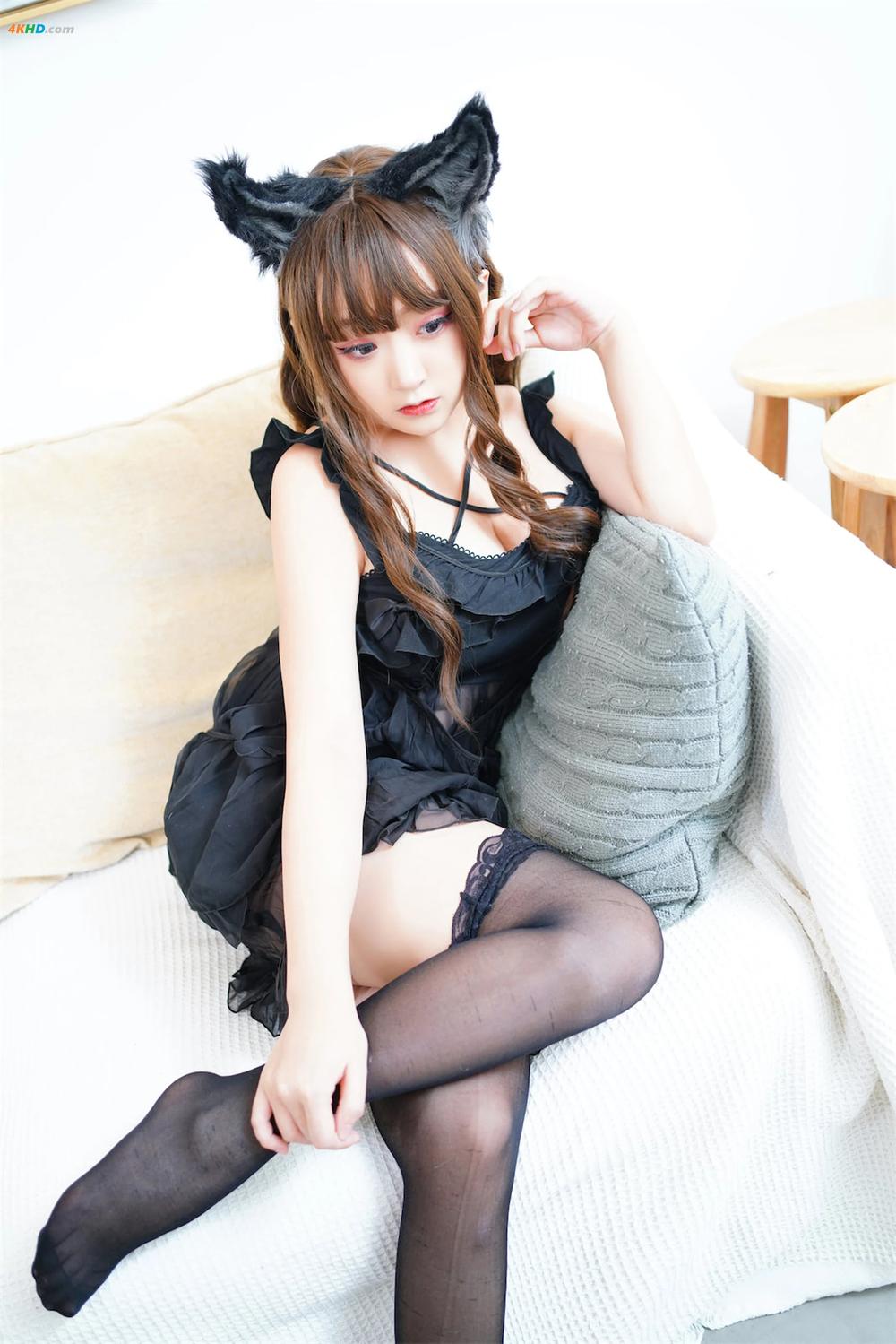 《恩田直幸 – 黑色狼耳[211MB-44photos]》图集预览