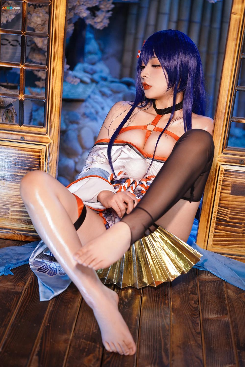 《Yuuhui玉汇 – Erophone Re 真子-和服抹油[930MB-82photos]》图集预览