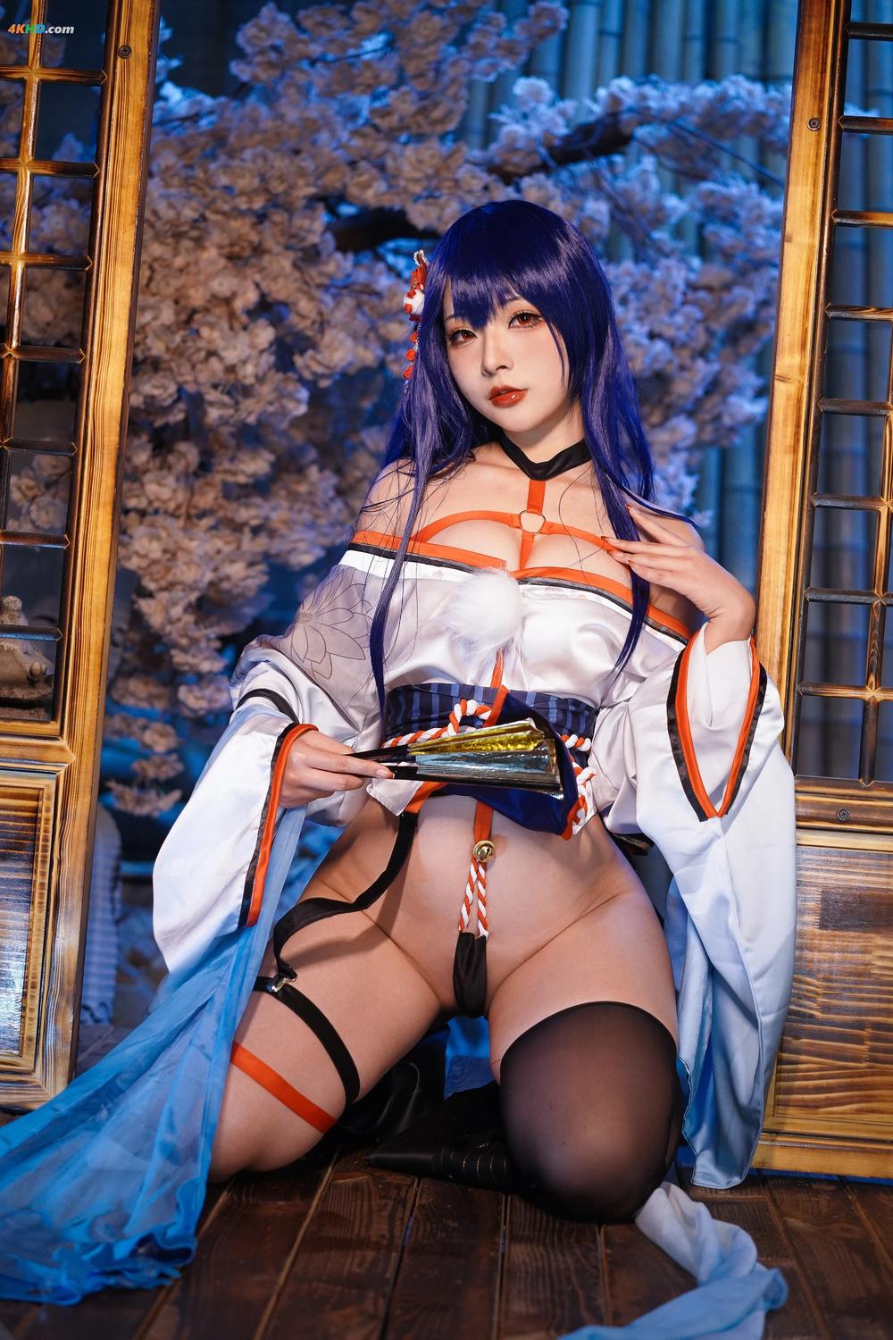 《Yuuhui玉汇 – Erophone Re 真子-和服抹油[930MB-82photos]》图集预览