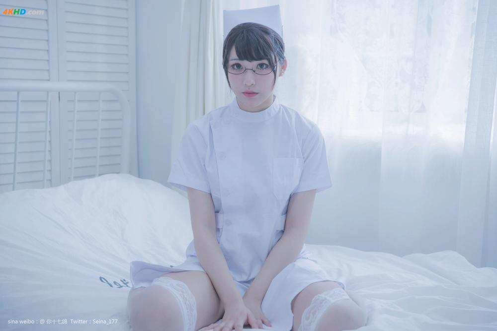 《你十七鸽 NO.003 – 白色护士[537MB-110photos]》图集预览