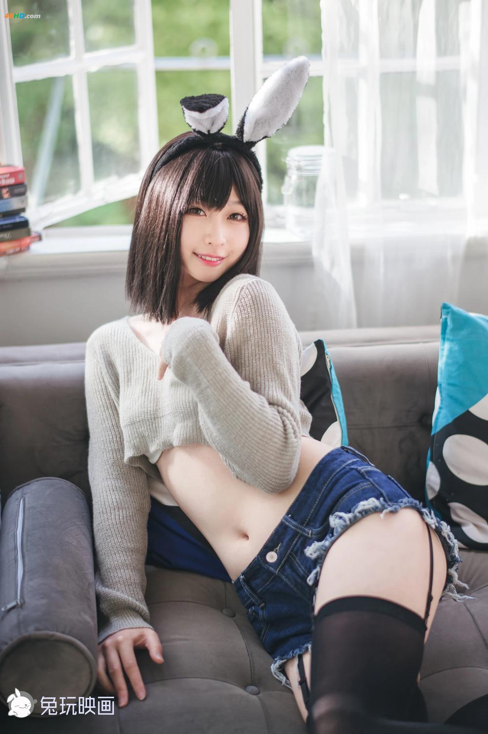 《Cosplay@兔玩映画 Vol.041 毛衣热裤[283MB-40photos]》图集预览