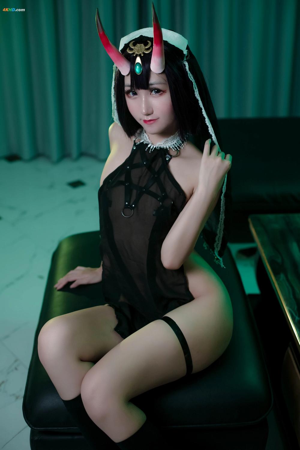 《KuukoW – Shuten Oni Lingerie[196MB-40photos]》图集预览