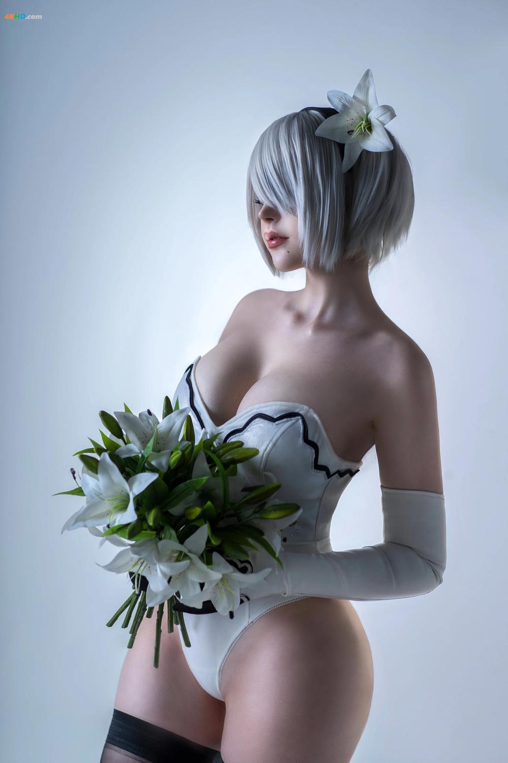 《SayaTheFox – 2B Floral[75MB-10photos]》图集预览