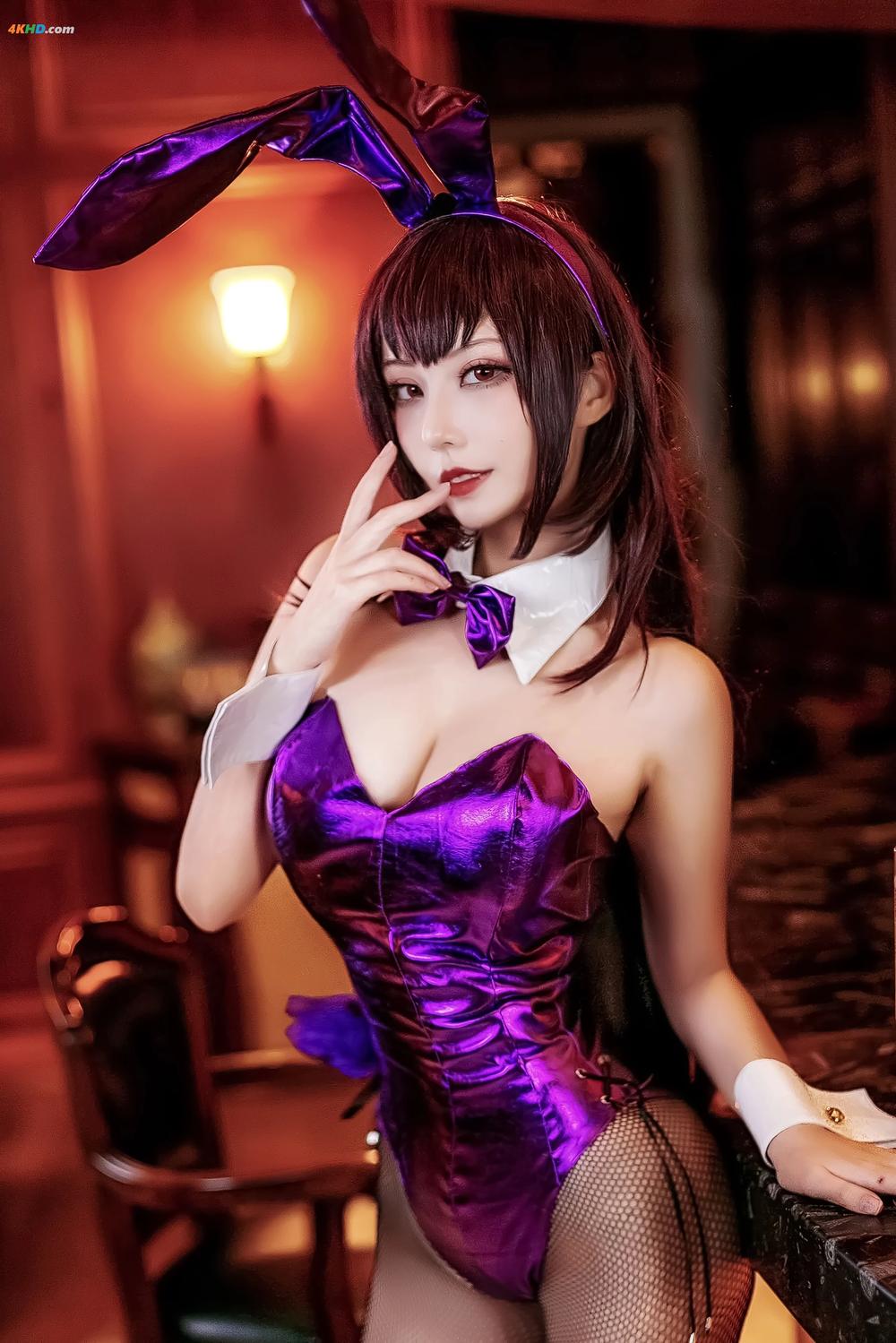 《菌烨tako – Bunny scathach[39MB-9photos]》图集预览