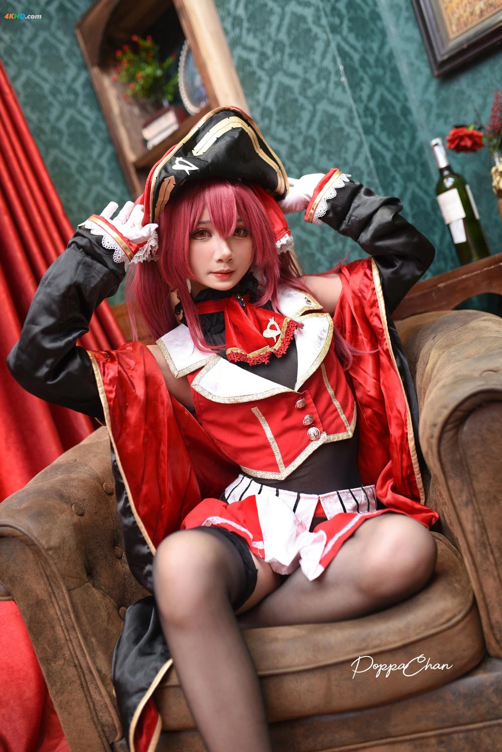 《(Cosplay) PoppaChan – Marine Houshou[509MB-94photos]》图集预览