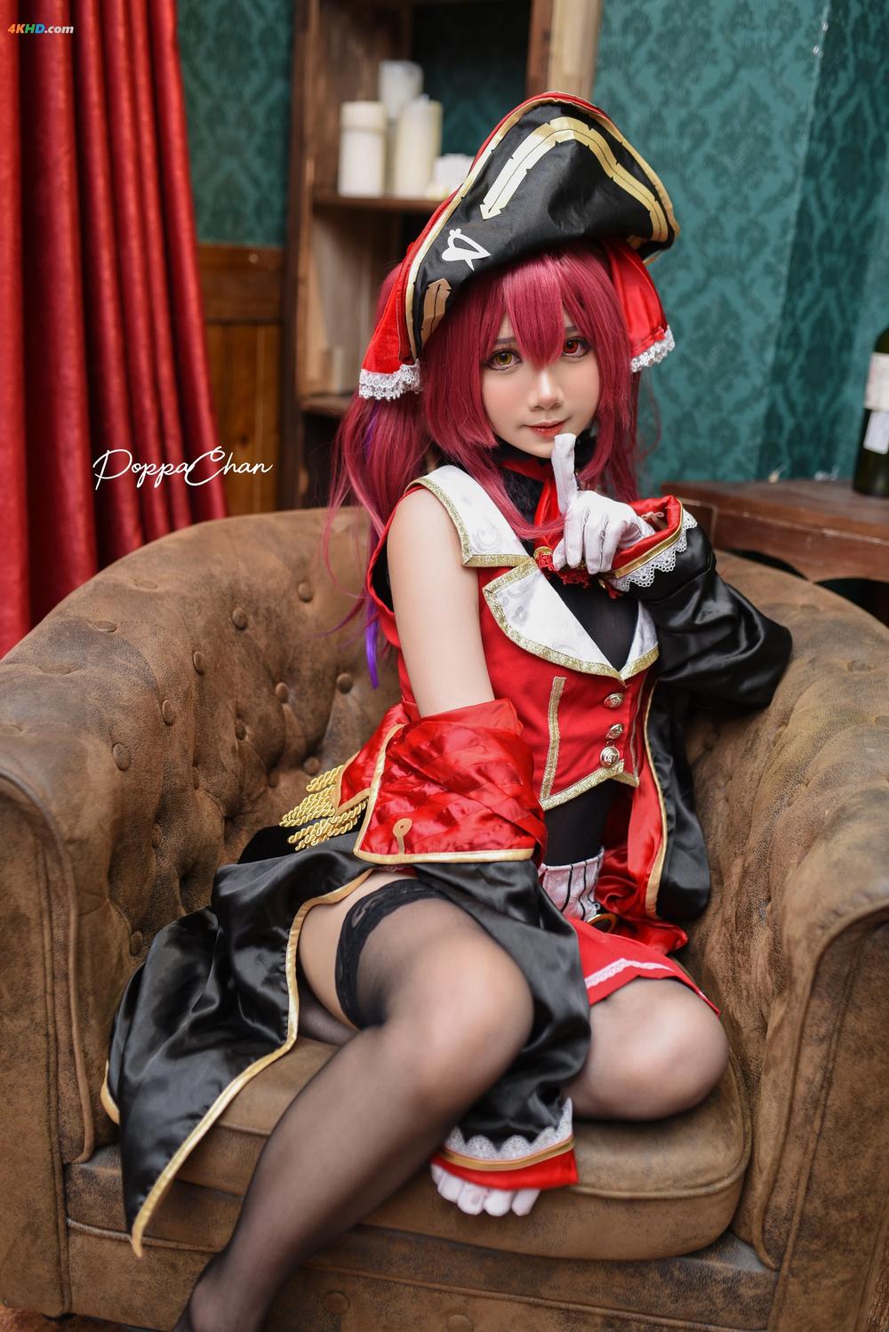 《(Cosplay) PoppaChan – Marine Houshou[509MB-94photos]》图集预览