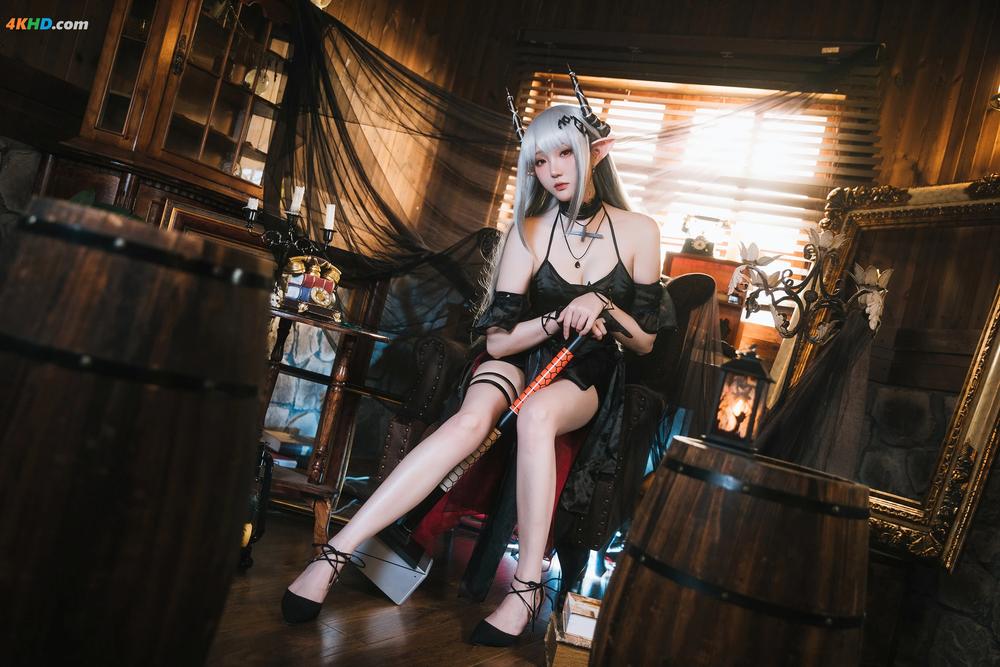 《瓜希酱 – 明日方舟 泥岩音律联觉 零号特工[59MB-25photos]》图集预览