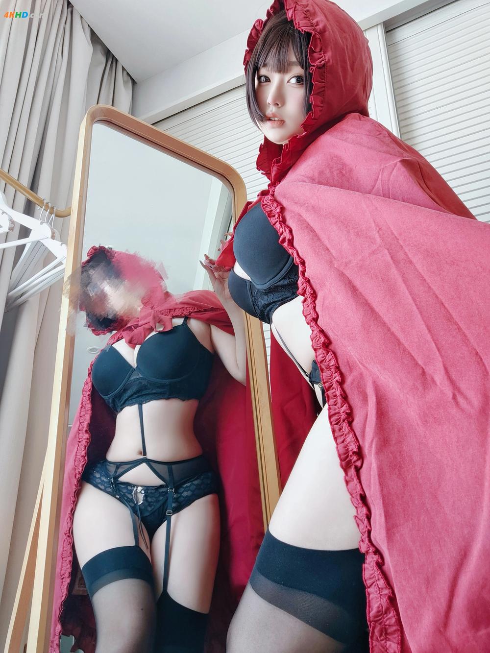《女主k – Little red riding hood[197MB-85photos]》图集预览