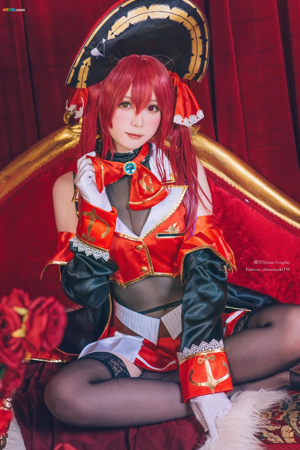 《霜月shimo NO.077 – Houshou Marine[266MB-18photos]》图集预览