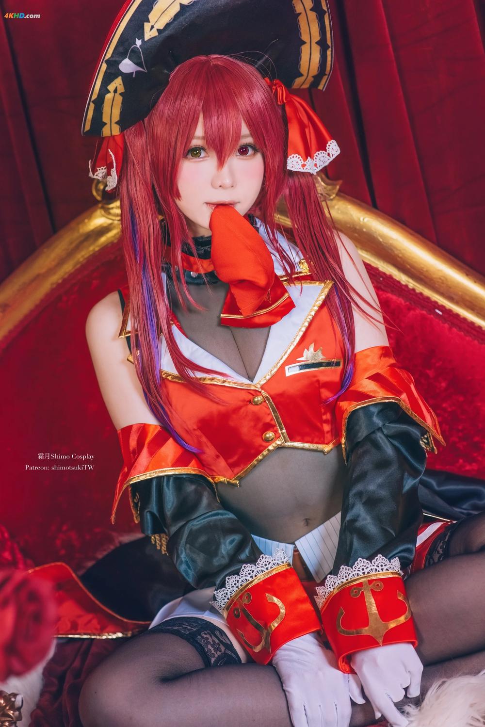 《霜月shimo NO.077 – Houshou Marine[266MB-18photos]》图集预览