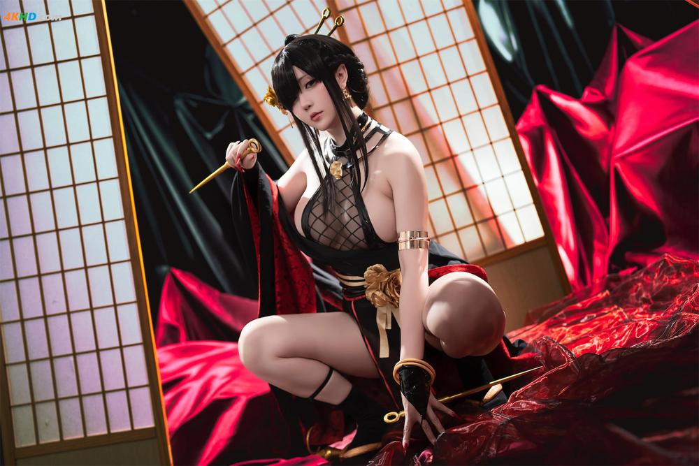 《星之迟迟Hoshilily – 圣诞节 约尔 同人和风战斗服[41MB-129photos]》图集预览