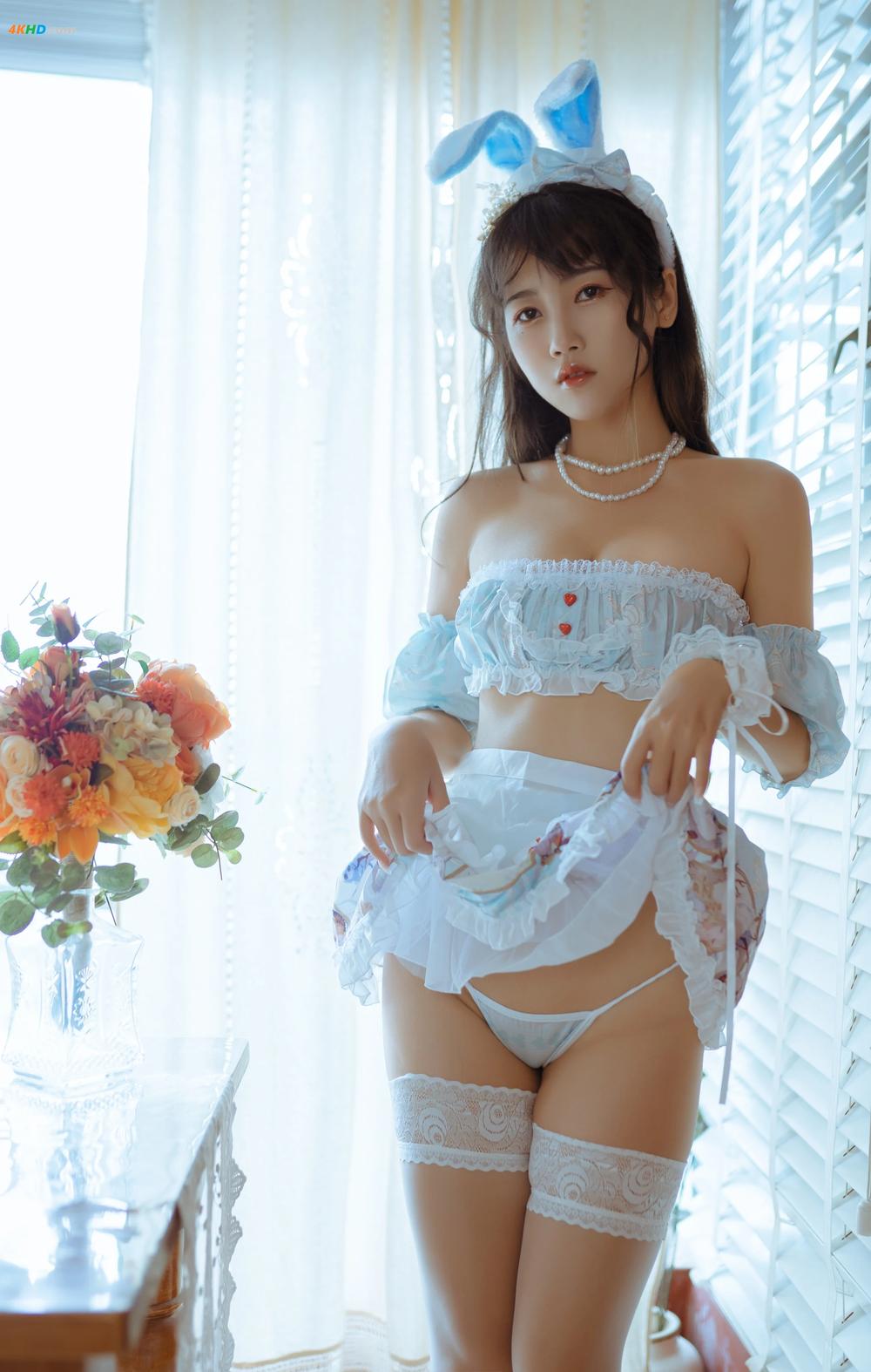 《不呆猫 – 兔子女友[317MB-55photos]》图集预览