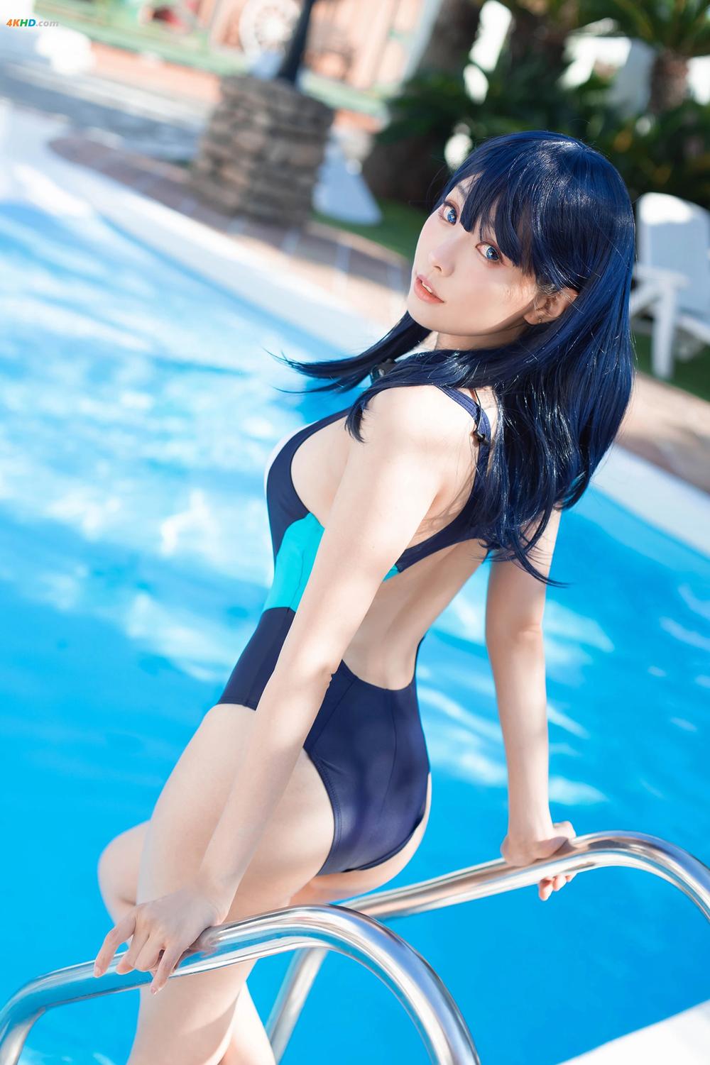 《Ely – Rikka Takarada Swimsuit[23MB-26photos]》图集预览