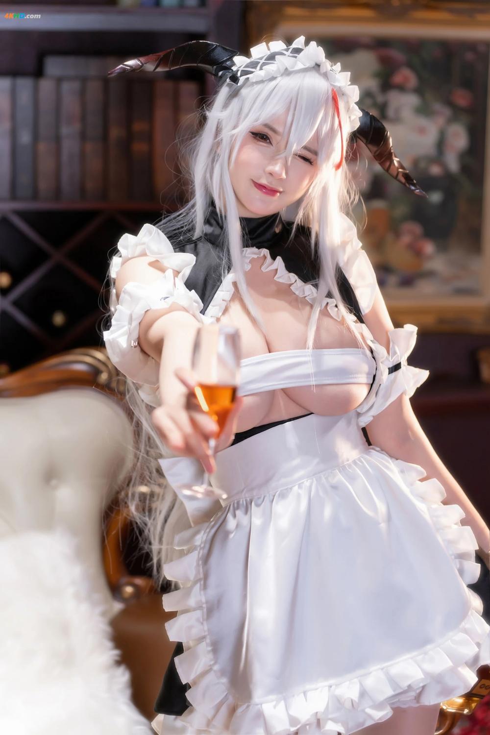 《[cosplay] Rissoft344 – Maid Agir[54MB-28photos]》图集预览