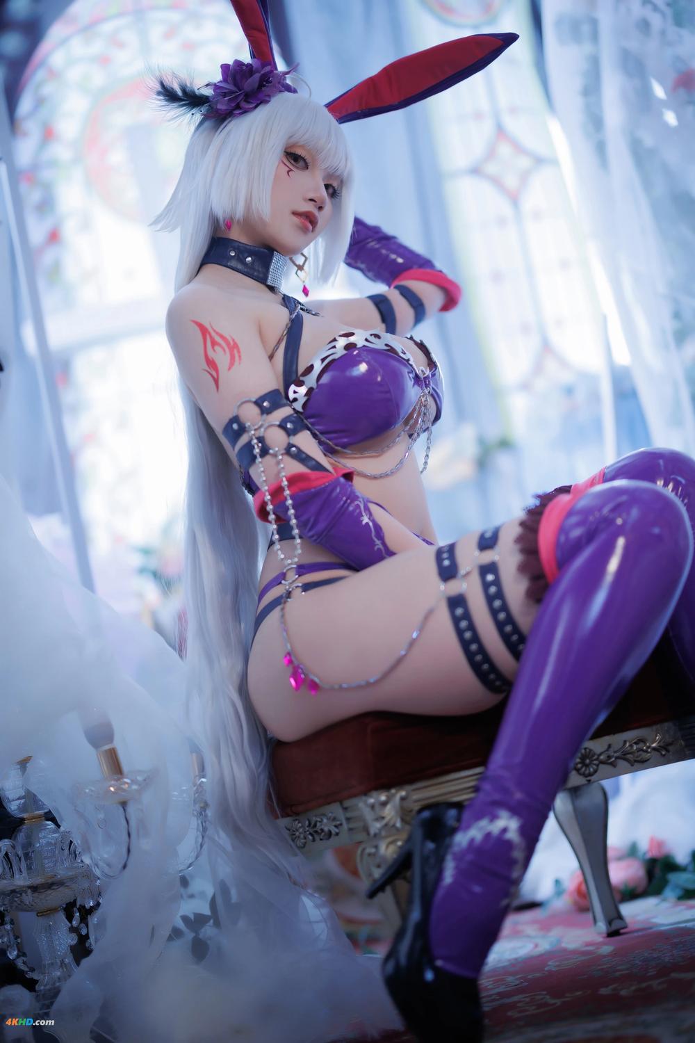 《[cosplay] [Cien恩恩] 黑贞兔女郎[79MB-30photos]》图集预览