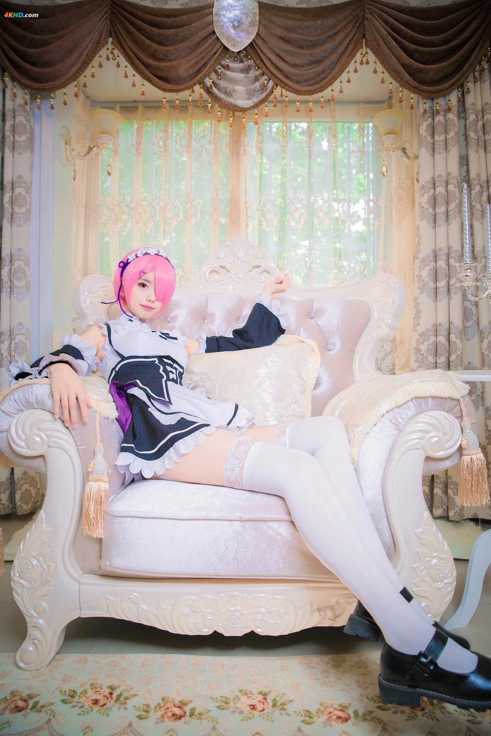 《[cosplay] 小野妹子w – Ram Rem (拉姆, 雷姆)[64MB-24photos]》图集预览