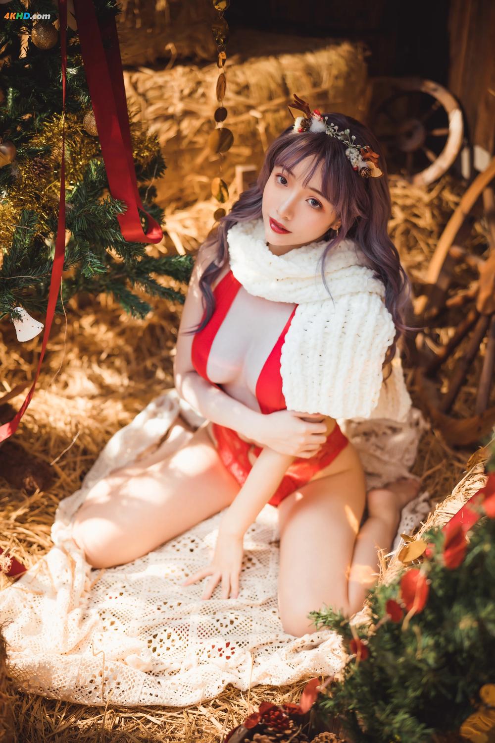 《Coser@雯妹不讲道理 No.048 2020圣诞(337MB)(30photos)》图集预览