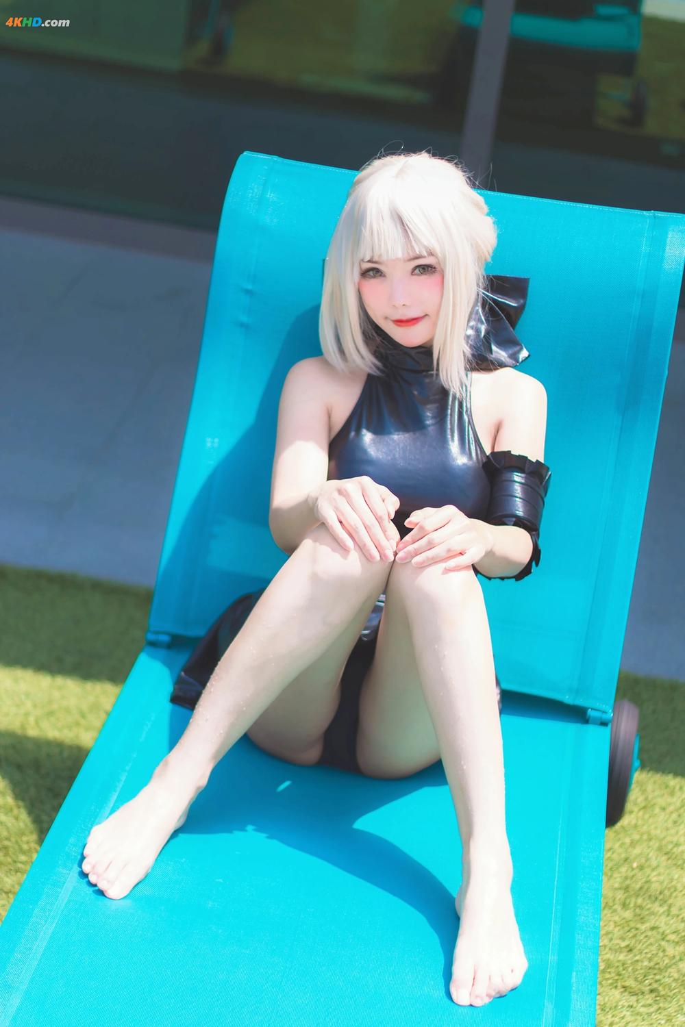 《Kitkat Cosplay 9 – Saber Alter Swimsuit(22MB)(29photos)》图集预览