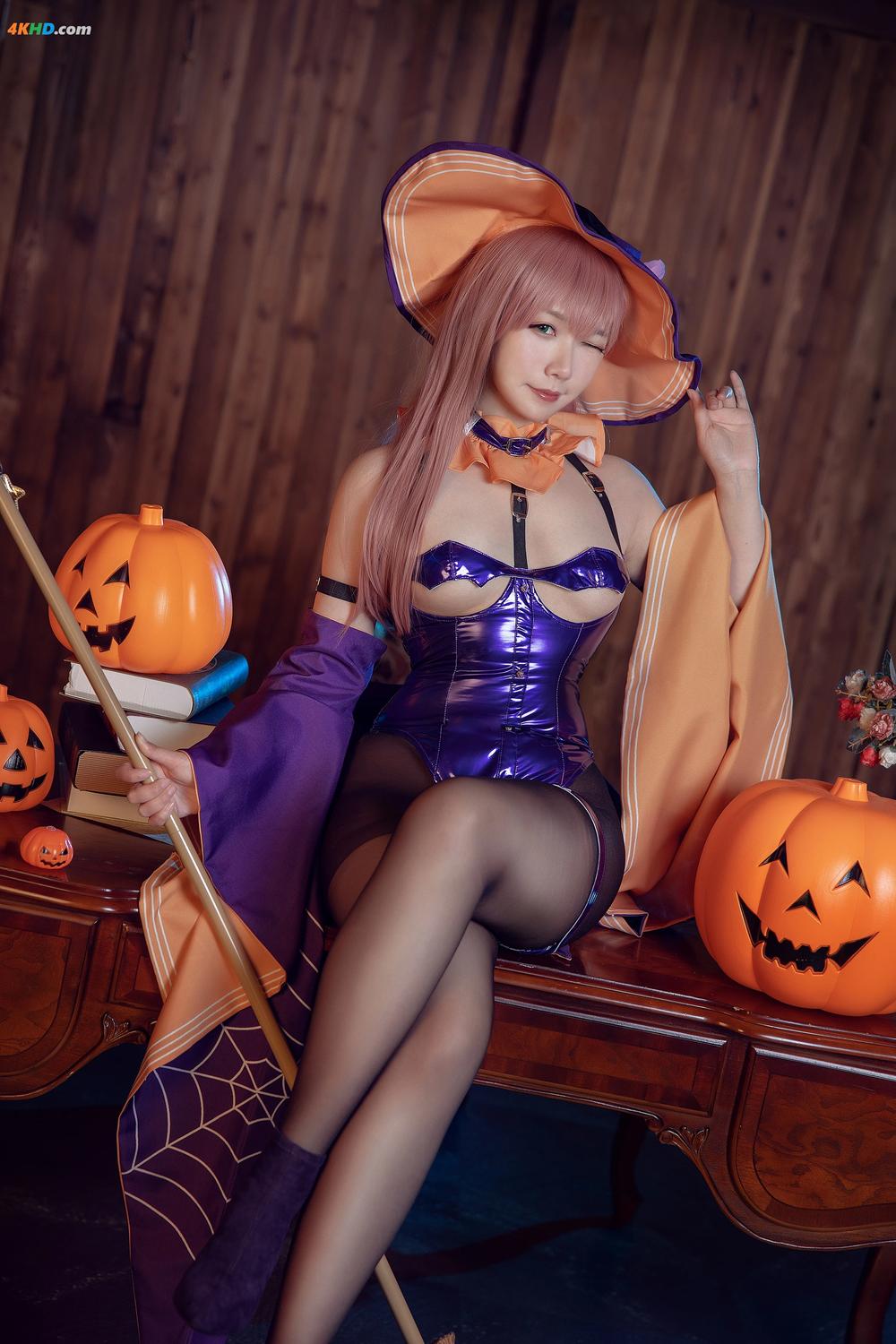 《Makachan 麻花麻花酱 – Memphis Halloween (Azur Lane)(258MB)(40photos)》图集预览