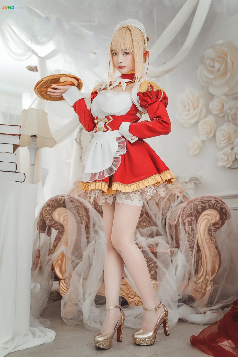 《Coser@雯妹不讲道理 No.028 尼禄女仆(170MB)(20photos)》图集预览