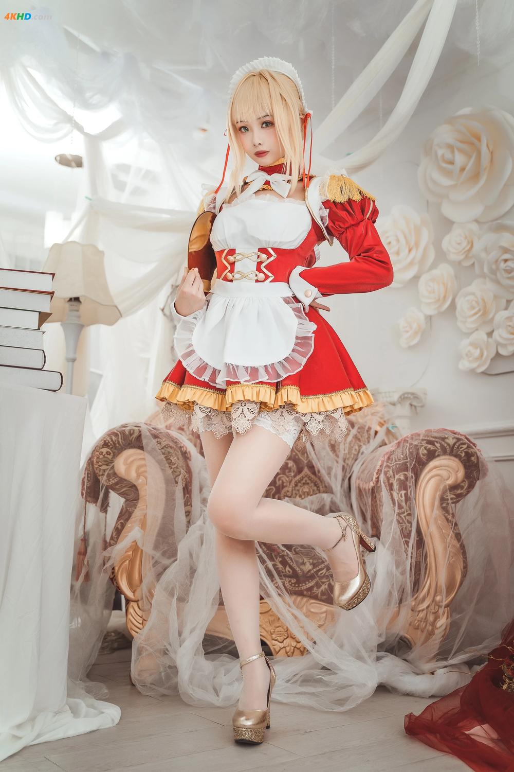 《Coser@雯妹不讲道理 No.028 尼禄女仆(170MB)(20photos)》图集预览