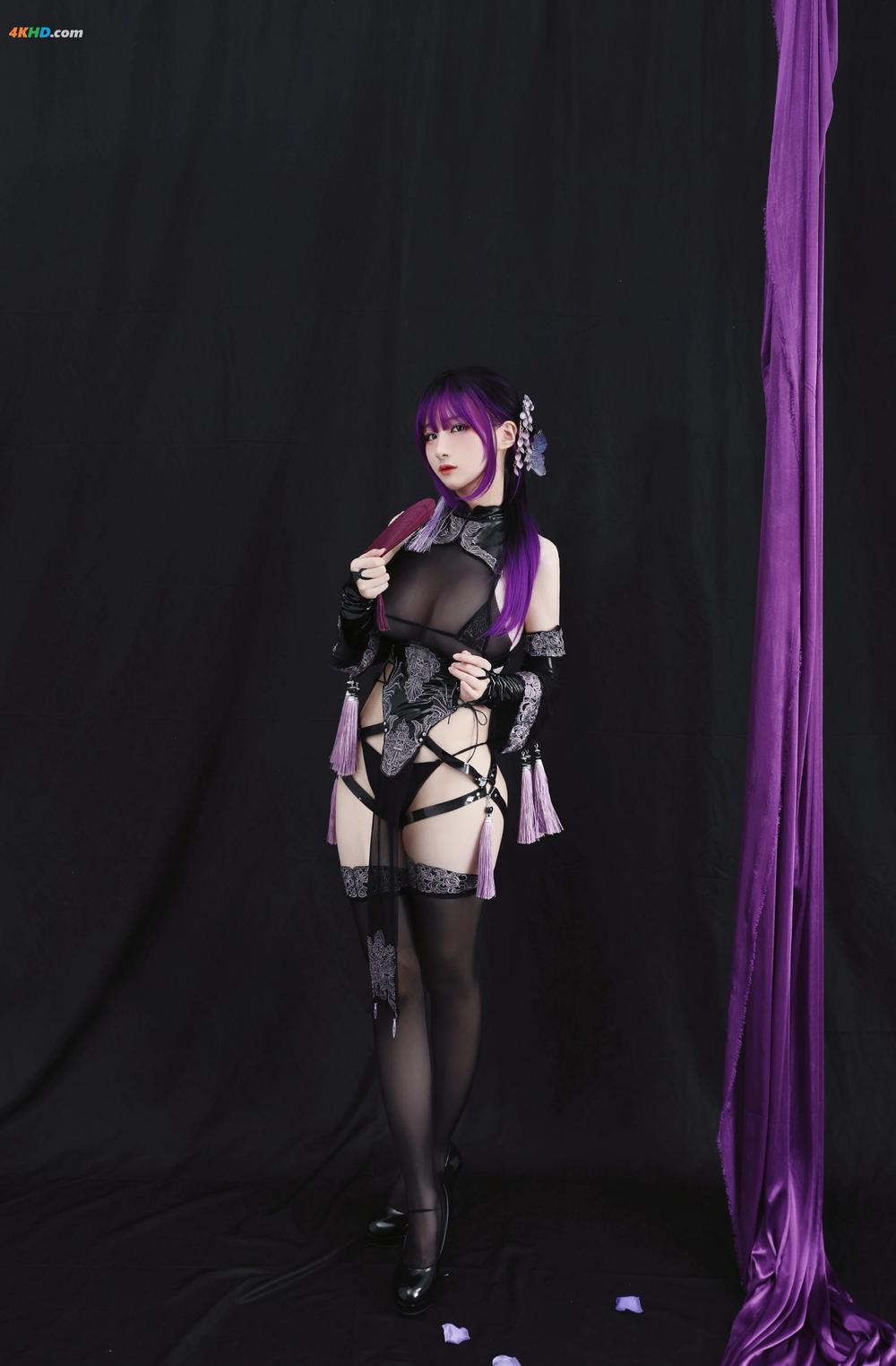 《幼愛youmeko – 紫流苏旗袍 [36P](128MB)(35photos)》图集预览