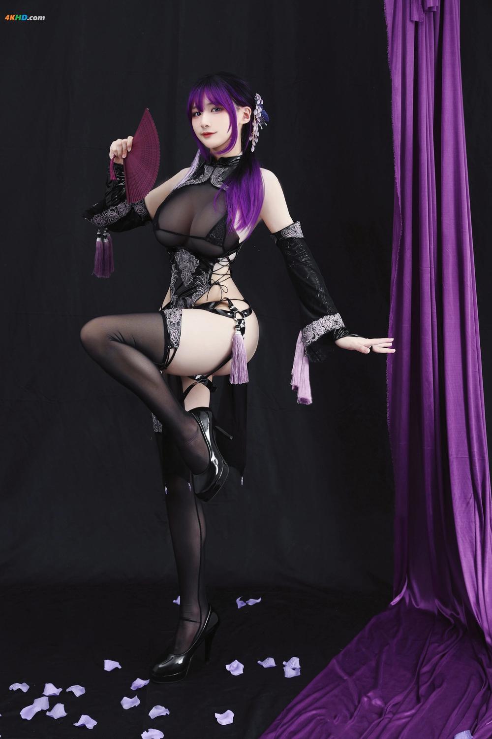 《幼愛youmeko – 紫流苏旗袍 [36P](128MB)(35photos)》图集预览