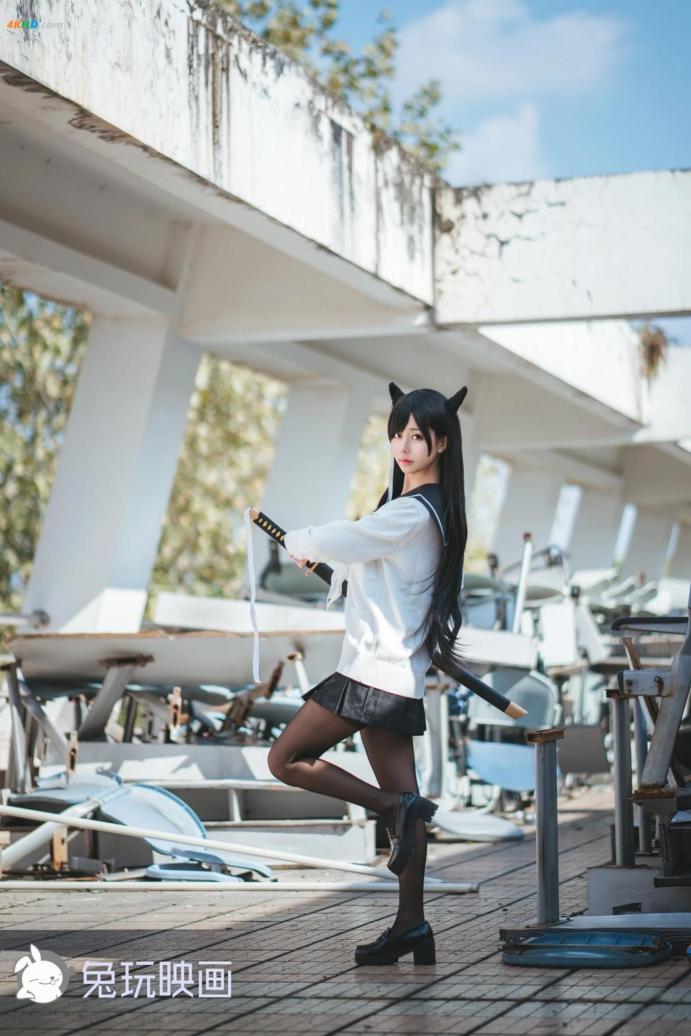 《Cosplay@兔玩映画 Vol.001 爱宕高雄(467MB)(49photos)》图集预览