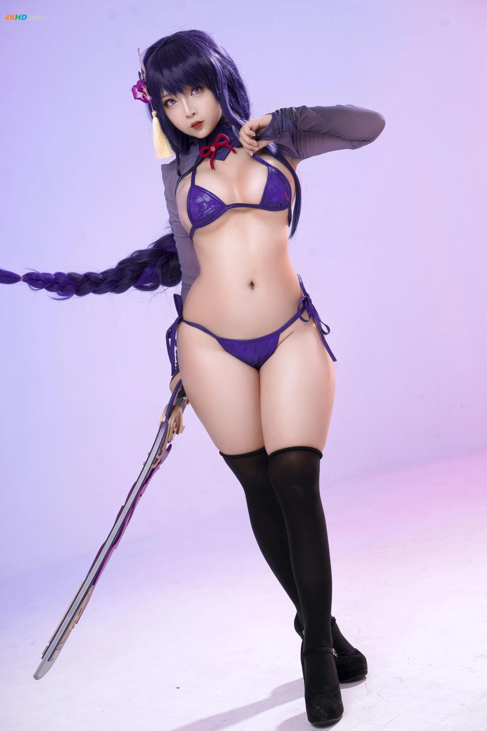 《Sayo Momo – Raiden Shogun(87MB)(10photos)》图集预览