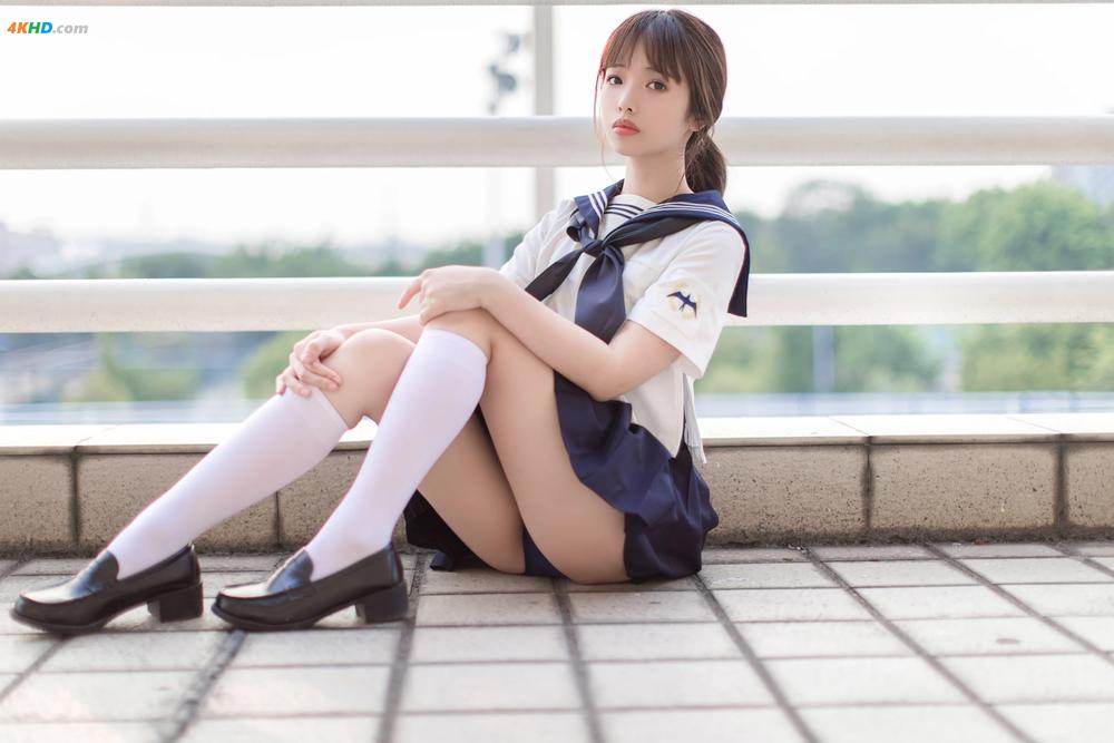 《Coser@雯妹不讲道理 No.005 JK(139MB)(20photos)》图集预览