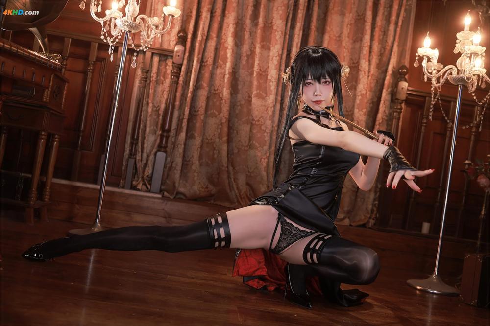 《Coser@水淼Aqua Vol.124  约尔黑礼服(74MB)(64photos)》图集预览
