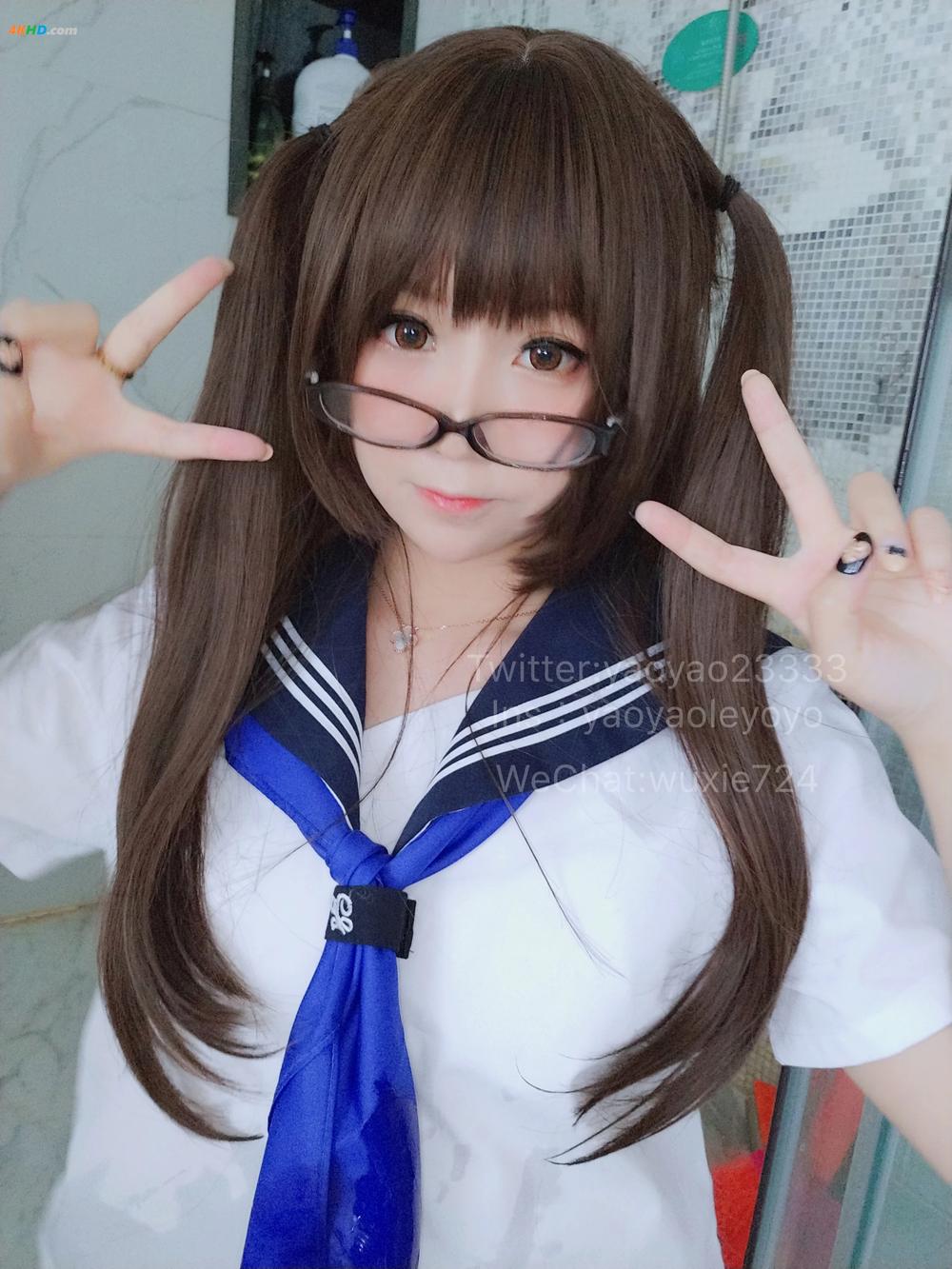 《YaoyaoQwQ – Bathtub JK(166MB)(36photos)》图集预览
