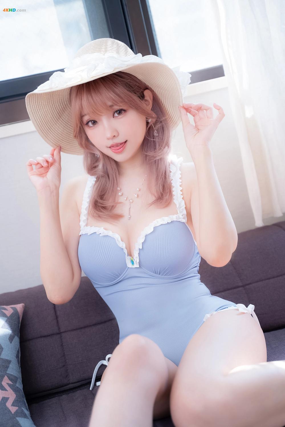 《Ely – Mist Blue Lady(51MB)(37photos)》图集预览