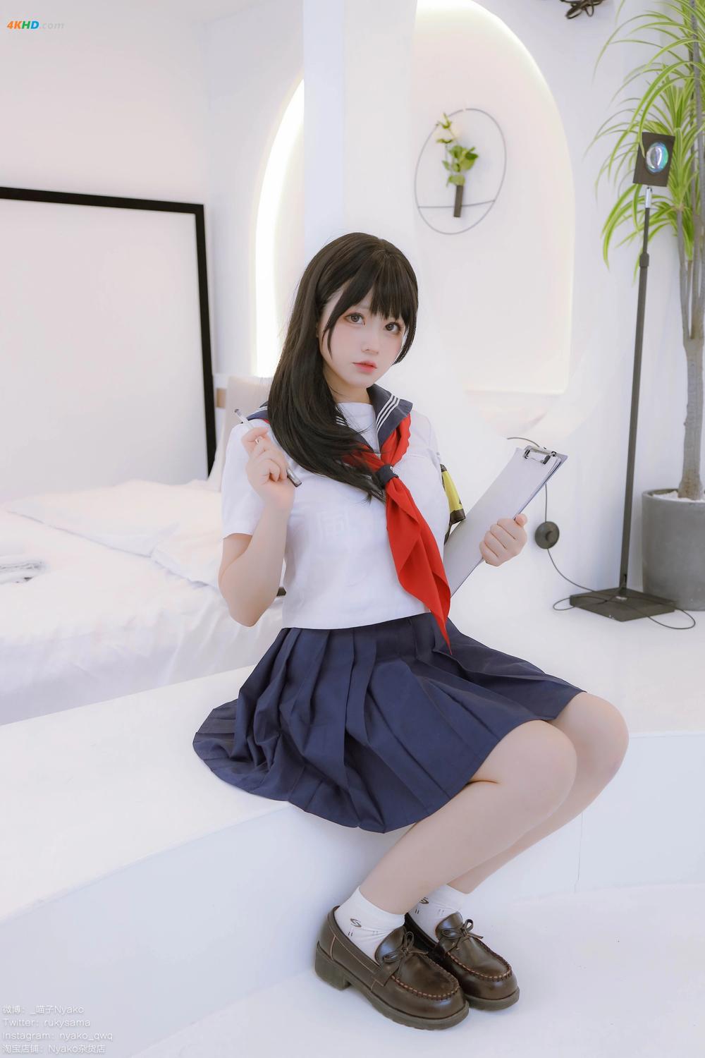 《Coser@Nyako喵子 – 风纪委员(709MB)(86photos)》图集预览