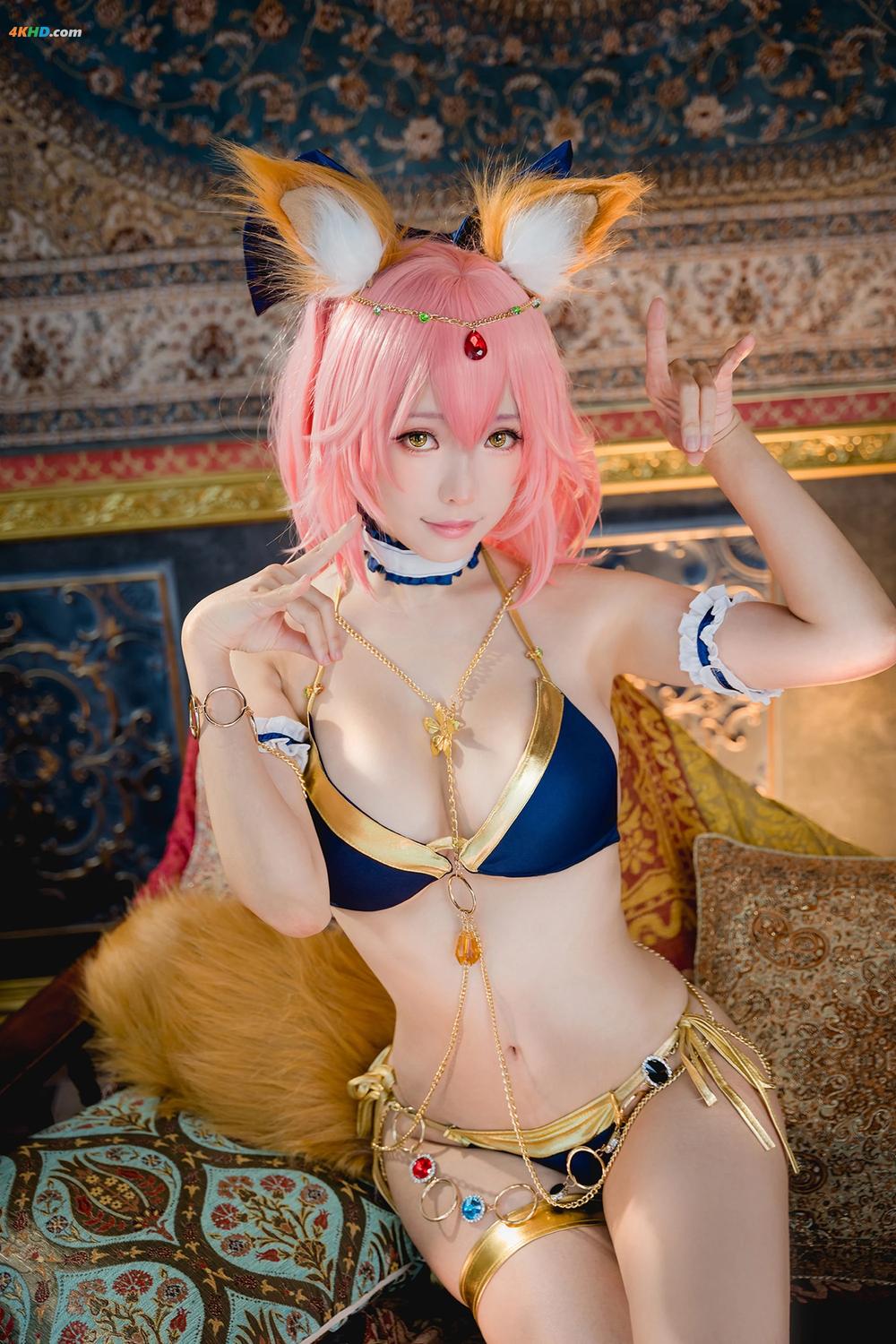 《Ely – Tamamo Bikini(29MB)(18photos)》图集预览