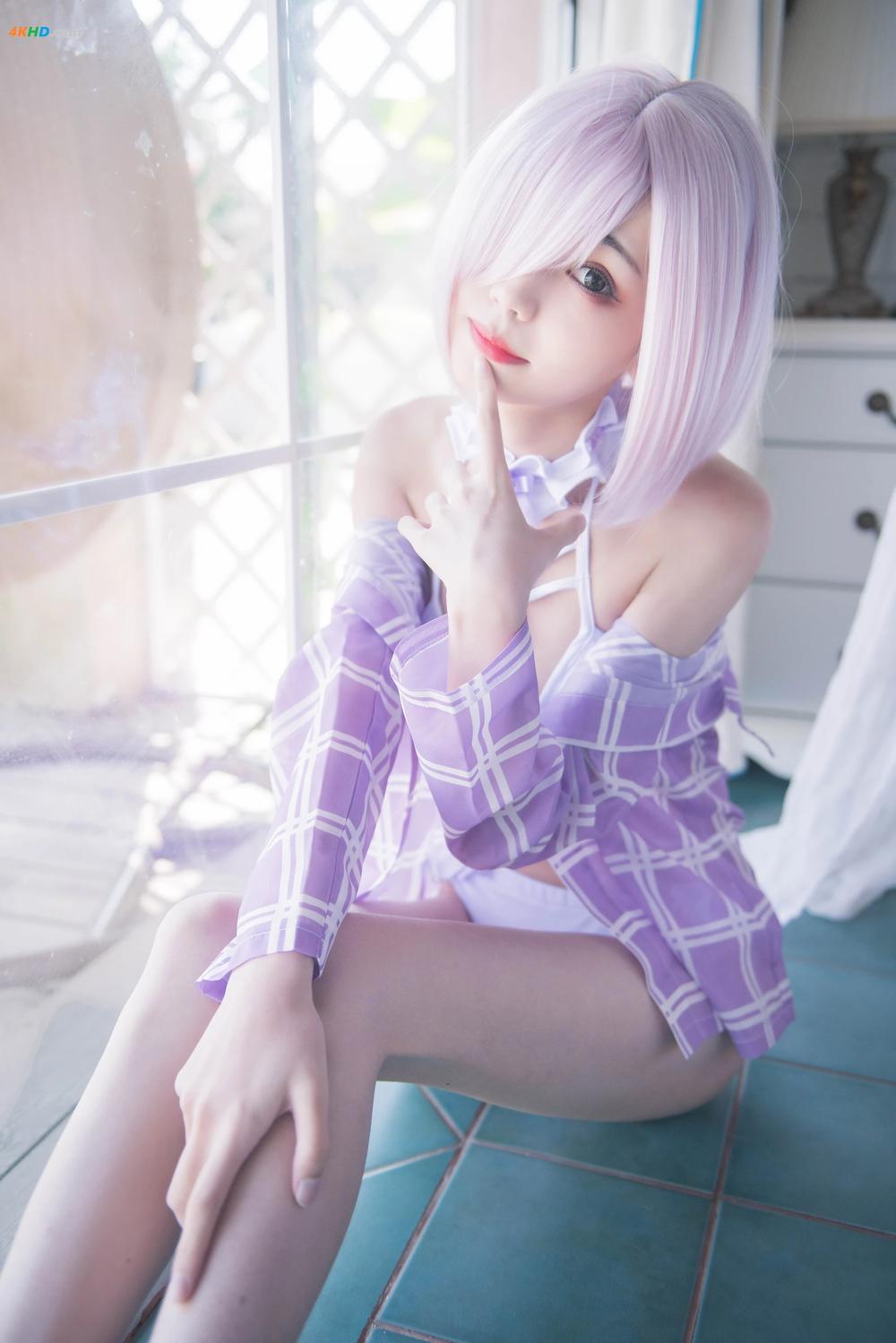 《(Cosplay) 你的负卿 –  Mash Kyrielight ((Fate／Grand Order))(101MB)(17photos)》图集预览