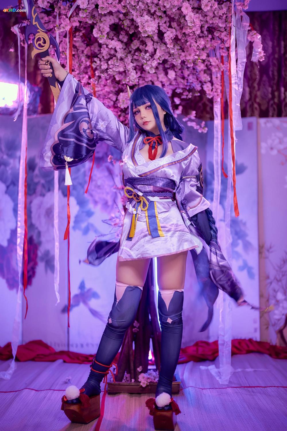 《Joyce_lin2x – RAIDEN SHOGUN(123MB)(36photos)》图集预览