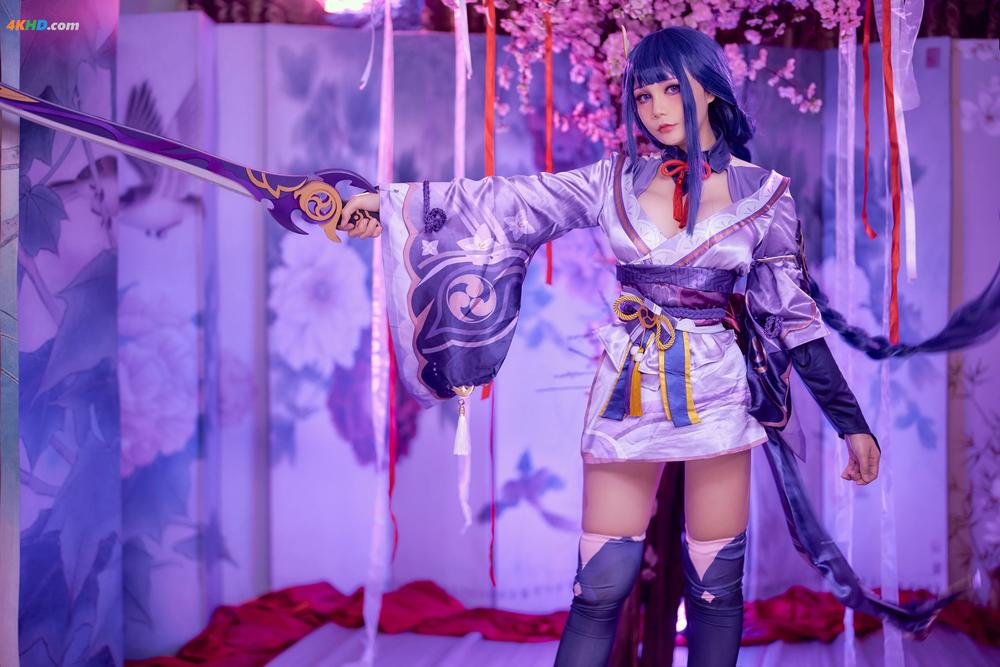 《Joyce_lin2x – RAIDEN SHOGUN(123MB)(36photos)》图集预览