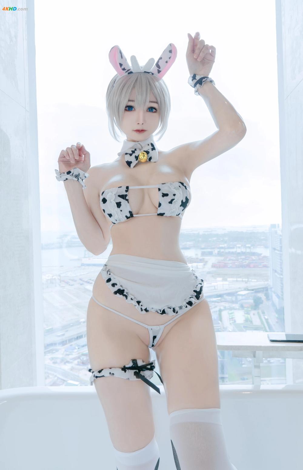 《Kitkat Cosplay 9 – Uzaki Cow Maid(142MB)(20photos)》图集预览