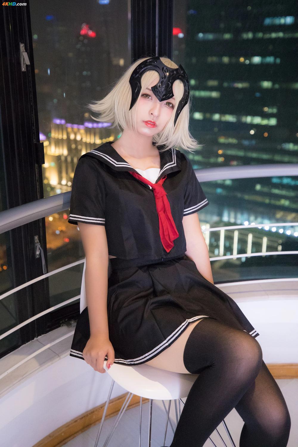 《Coser@神楽坂真冬 Vol.013 放课后领域 学园黑贞(329MB)(154photos)》图集预览