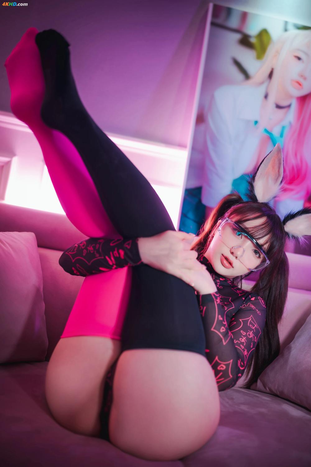 《DJAWA Photo – Son Ye-Eun (손예은) – Retro Gaming Girl Uncensored(326MB)(96photos)》图集预览