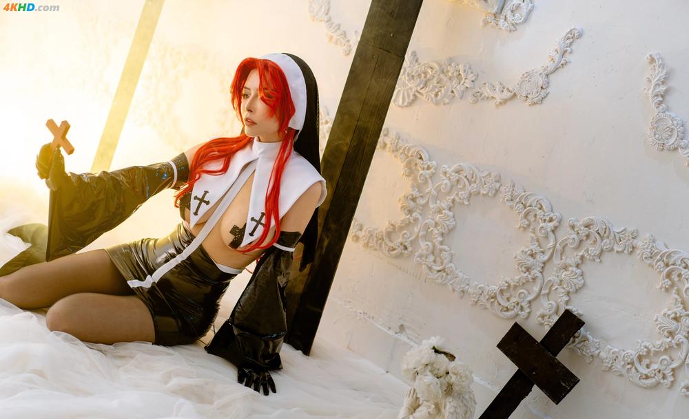《Coser@Xia Xiao Qiu Qiu Qiu (夏小秋秋秋) No.022 红发修女(164MB)(12photos)》图集预览