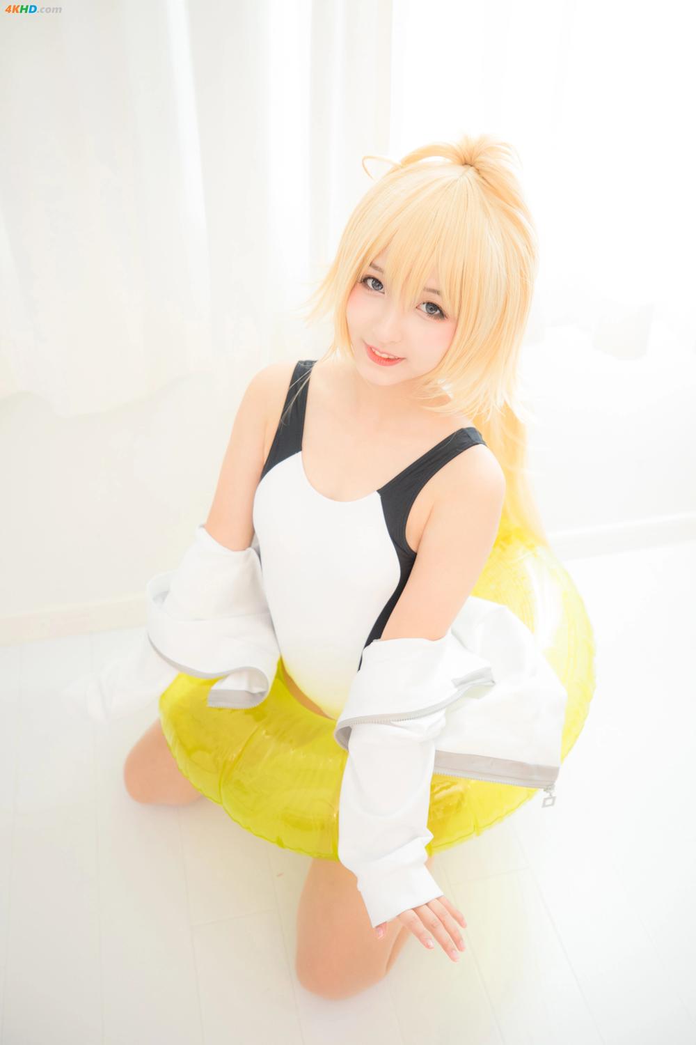 《Coser@神楽坂真冬 Vol.007 白贞德 (Fate Grand Order)(203MB)(150photos)》图集预览