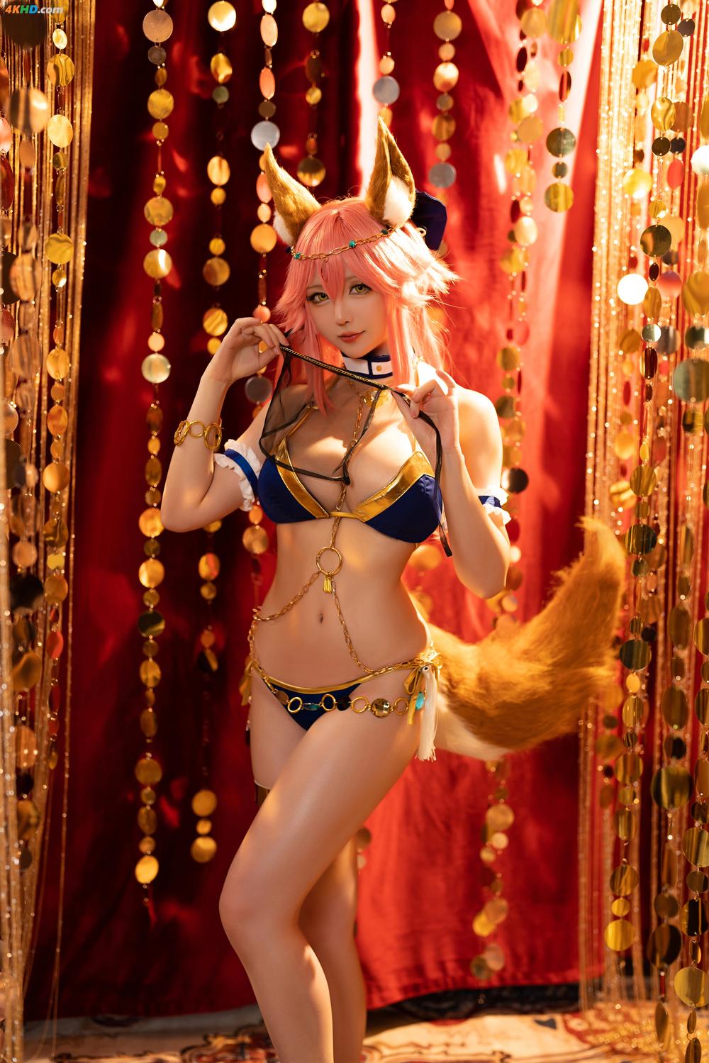 《星之迟迟 – 玉藻前舞娘(174MB)(36photos)》图集预览