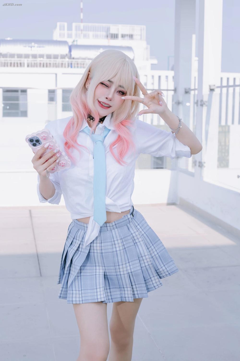 《Coser@Byoru – Marin Kitagawa(888MB)(70photos)》图集预览