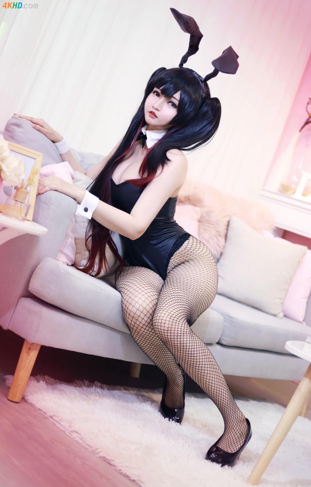 《Coser@Potato Godzilla – Kurumi Tokisaki Bunny Girl(34P)》图集预览